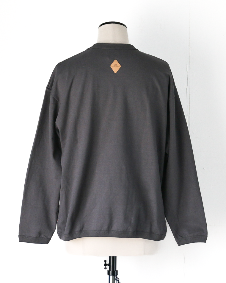 melple メイプル The American Ringer L/S Tee Charcoal