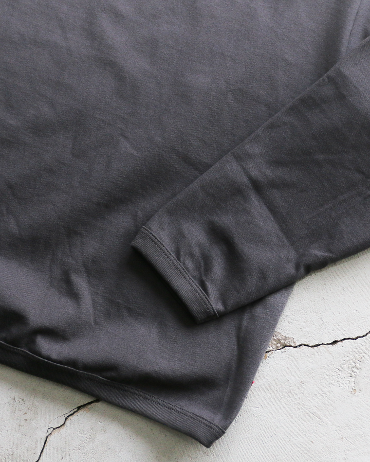 melple メイプル The American Ringer L/S Tee Charcoal