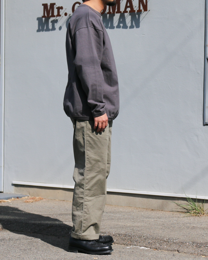 melple メイプル The American Ringer L/S Tee Charcoal