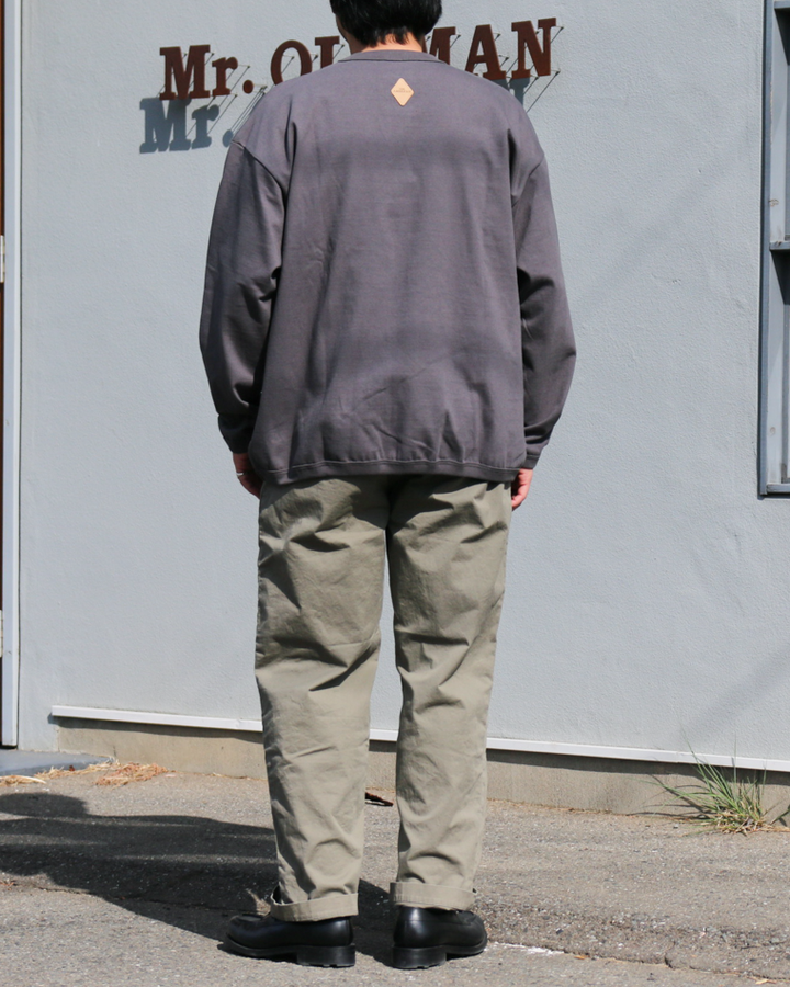 melple メイプル The American Ringer L/S Tee Charcoal