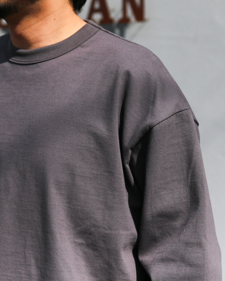 melple メイプル The American Ringer L/S Tee Charcoal