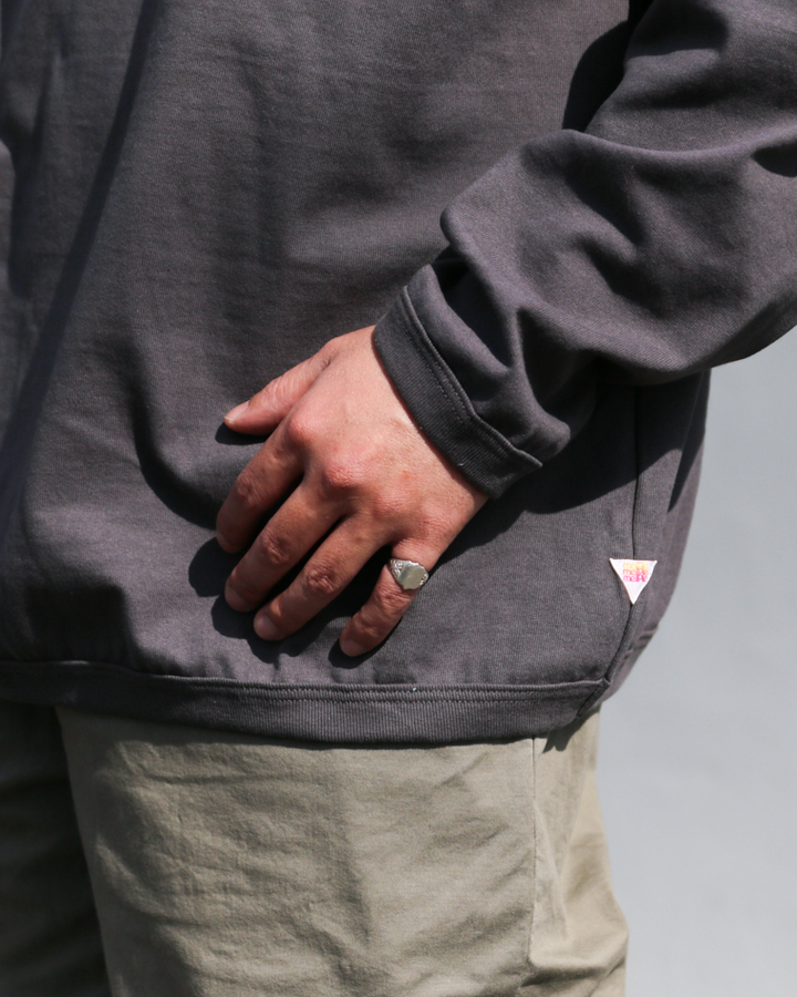 melple メイプル The American Ringer L/S Tee Charcoal