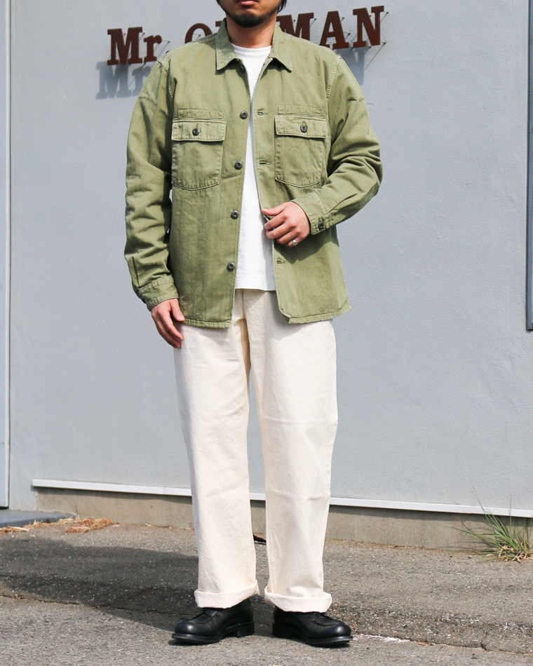 FOB factory エフオービーファクトリー F2461 HBT FATIGUE JKT Olive