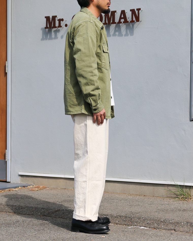 FOB factory エフオービーファクトリー F2461 HBT FATIGUE JKT Olive