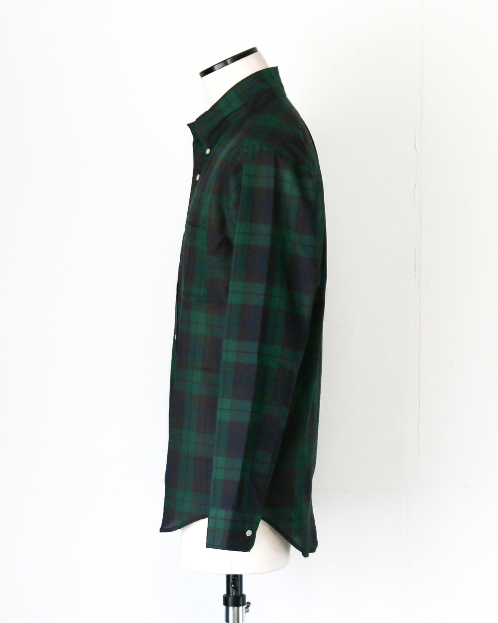 WORKERS Modified BD Shirt, Indian Madras Black Watch