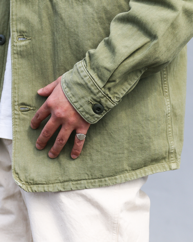 FOB factory エフオービーファクトリー F2461 HBT FATIGUE JKT Olive