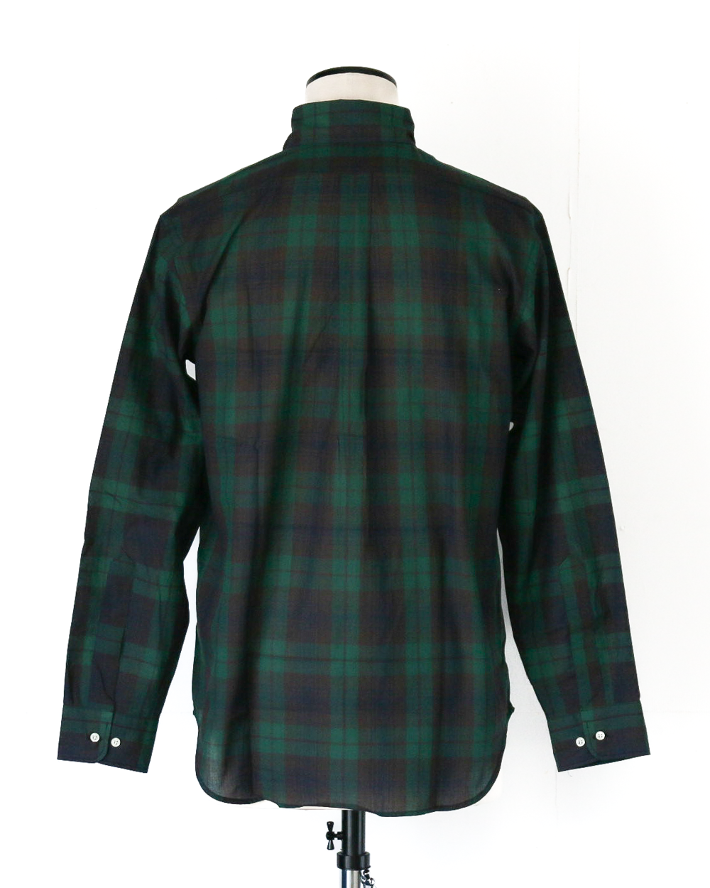 WORKERS Modified BD Shirt, Indian Madras Black Watch