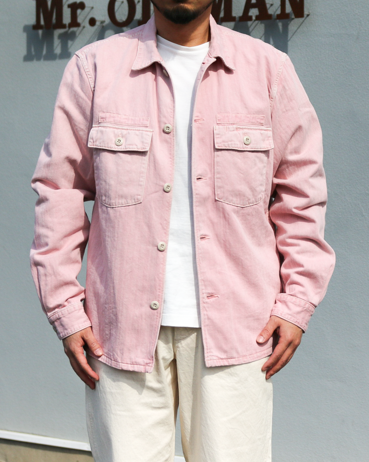FOB factory エフオービーファクトリー F2461 HBT FATIGUE JKT Pink