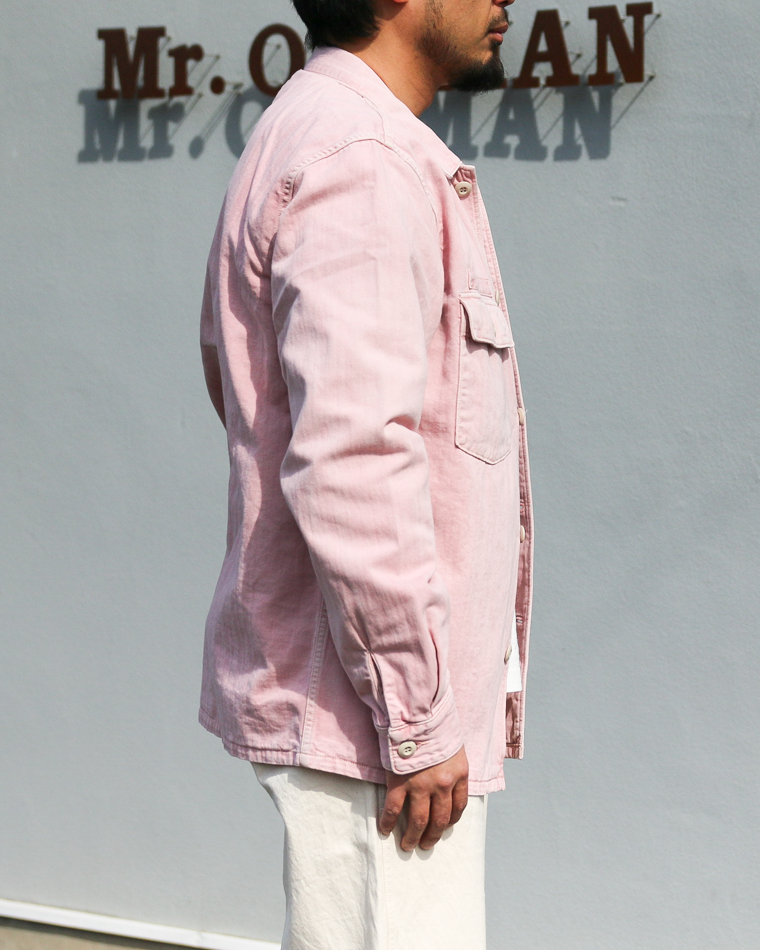 FOB factory エフオービーファクトリー F2461 HBT FATIGUE JKT Pink