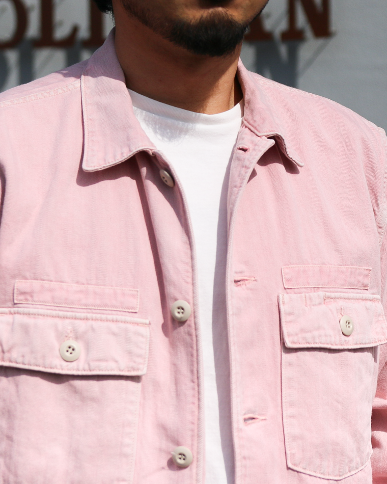 FOB factory エフオービーファクトリー F2461 HBT FATIGUE JKT Pink