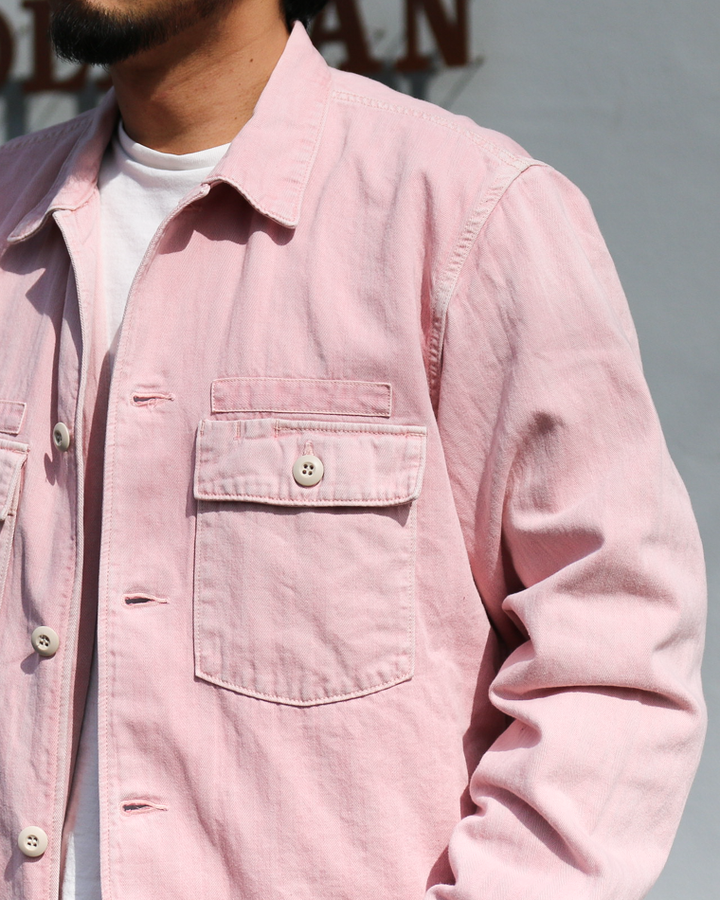 FOB factory エフオービーファクトリー F2461 HBT FATIGUE JKT Pink