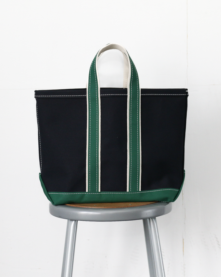 WORKERS ワーカーズ Deluxe Tote Bag/ Dark Navy Body x Green Handle
