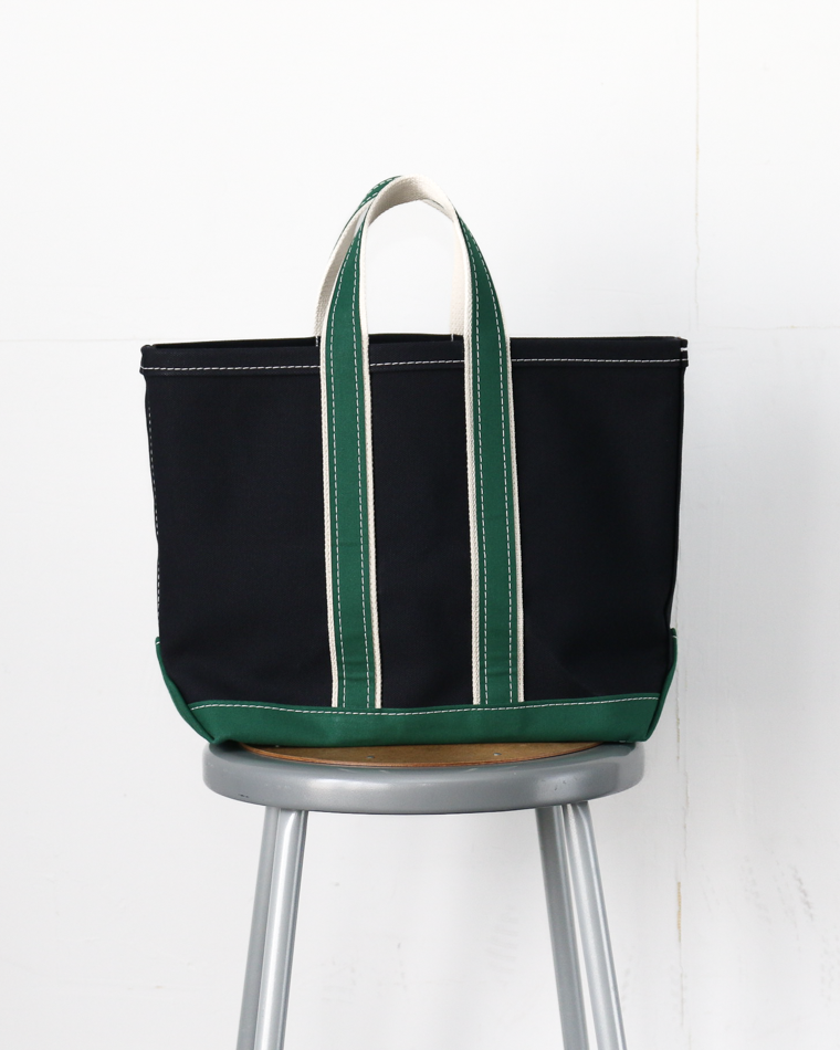 WORKERS ワーカーズ Deluxe Tote Bag/ Dark Navy Body x Green Handle