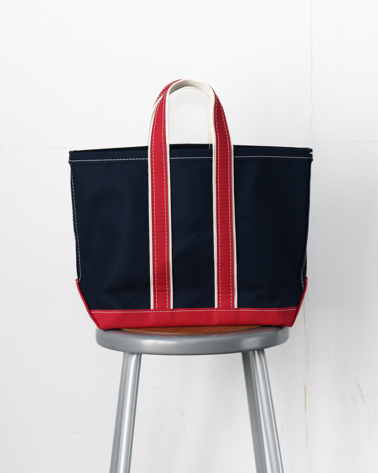 WORKERS ワーカーズ Deluxe Tote Bag/ Navy Body x Red Handle