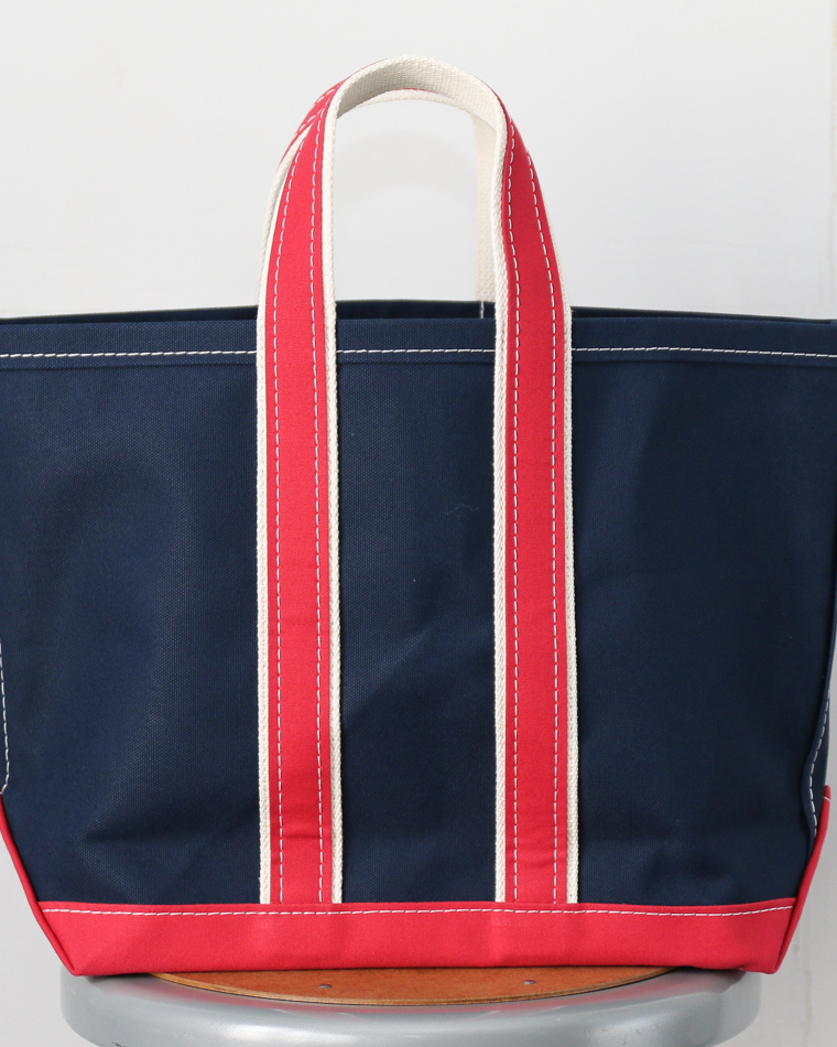 WORKERS ワーカーズ Deluxe Tote Bag/ Navy Body x Red Handle
