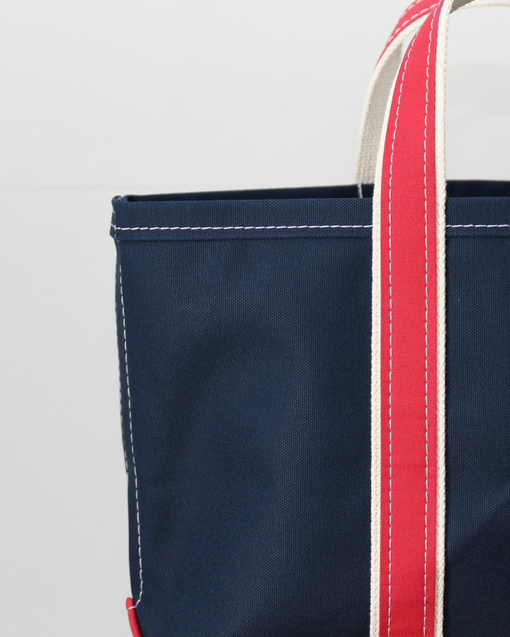 WORKERS ワーカーズ Deluxe Tote Bag/ Navy Body x Red Handle