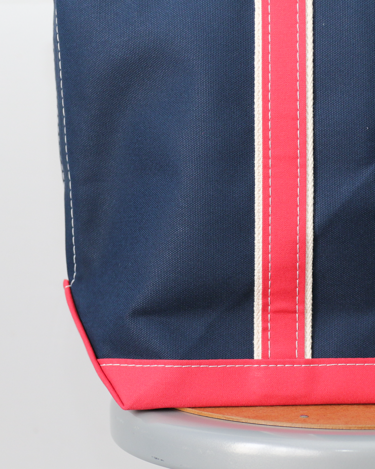 WORKERS ワーカーズ Deluxe Tote Bag/ Navy Body x Red Handle