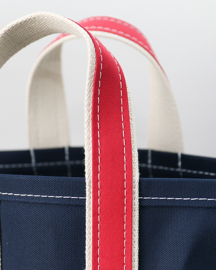 WORKERS ワーカーズ Deluxe Tote Bag/ Navy Body x Red Handle