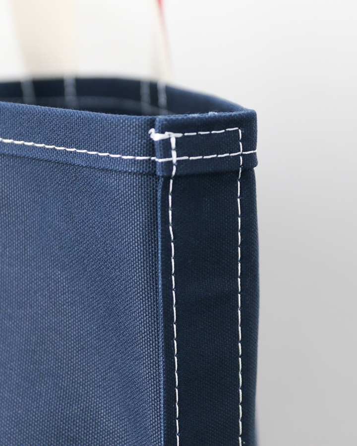 WORKERS ワーカーズ Deluxe Tote Bag/ Navy Body x Red Handle