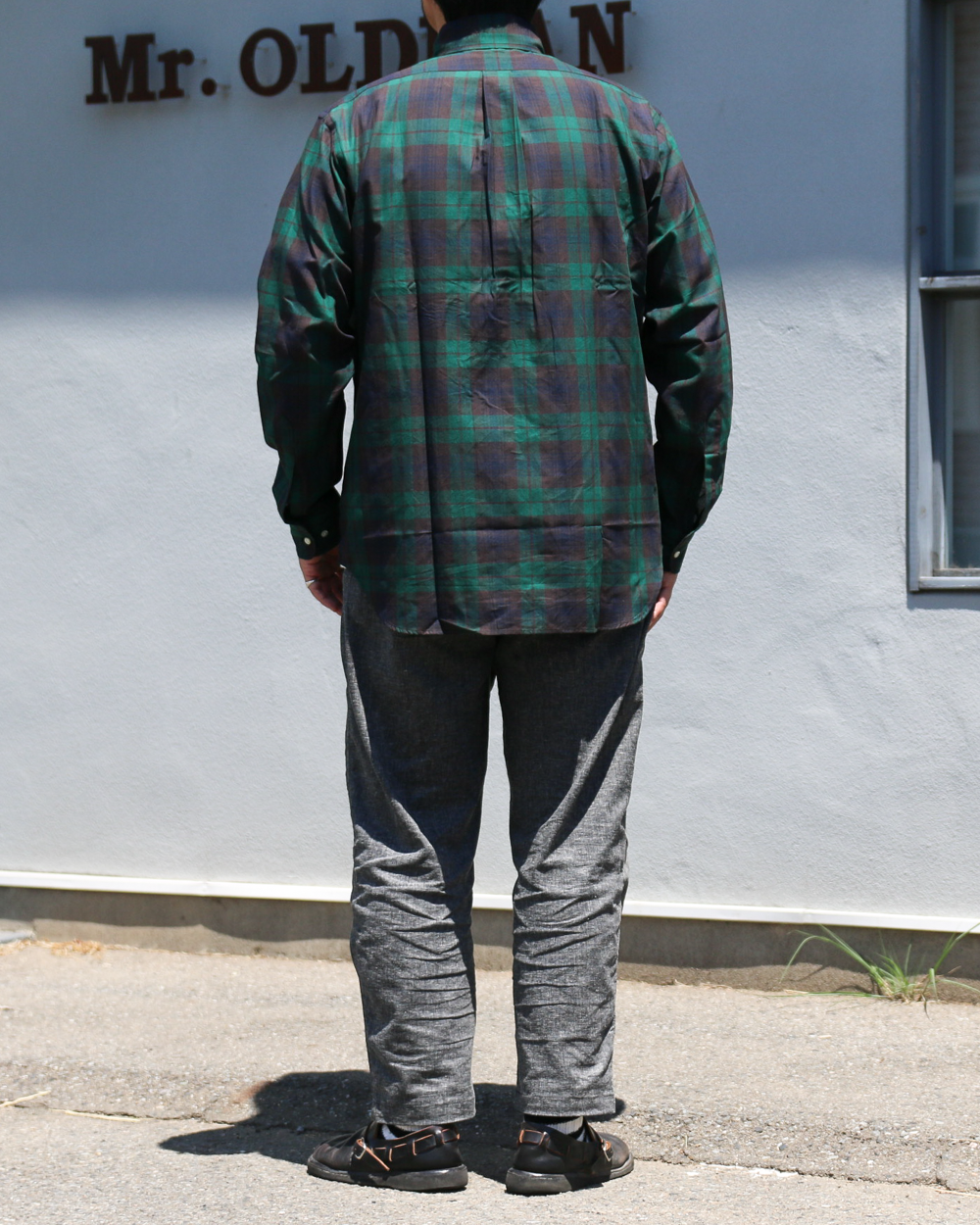 WORKERS Modified BD Shirt, Indian Madras Black Watch