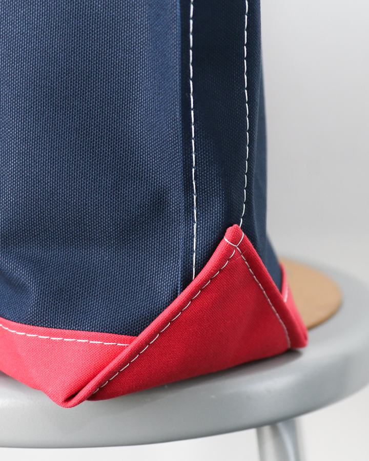 WORKERS ワーカーズ Deluxe Tote Bag/ Navy Body x Red Handle