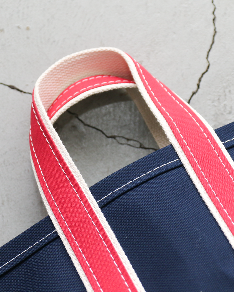 WORKERS ワーカーズ Deluxe Tote Bag/ Navy Body x Red Handle