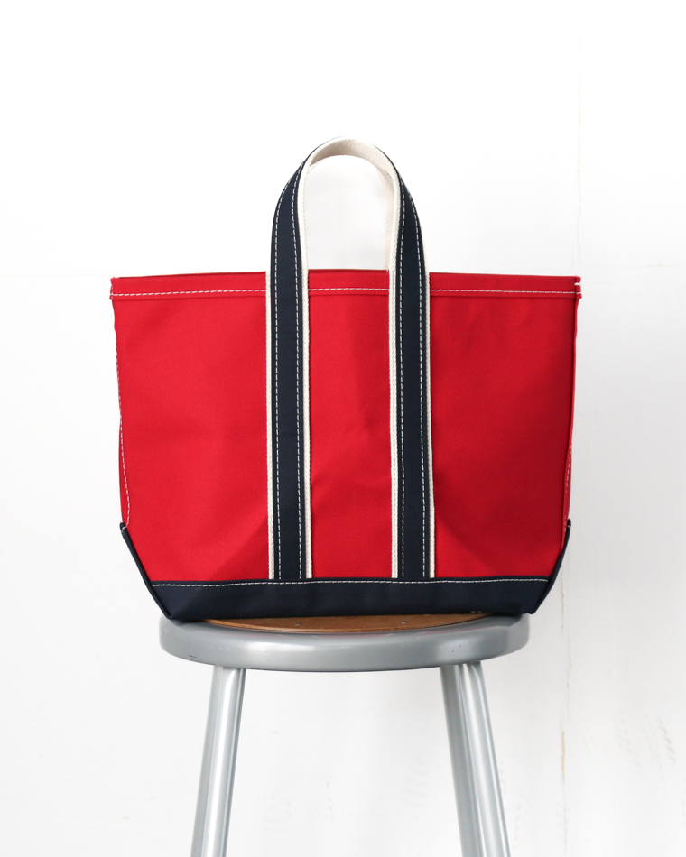 WORKERS ワーカーズ Deluxe Tote Bag/ Red Body x Navy Handle