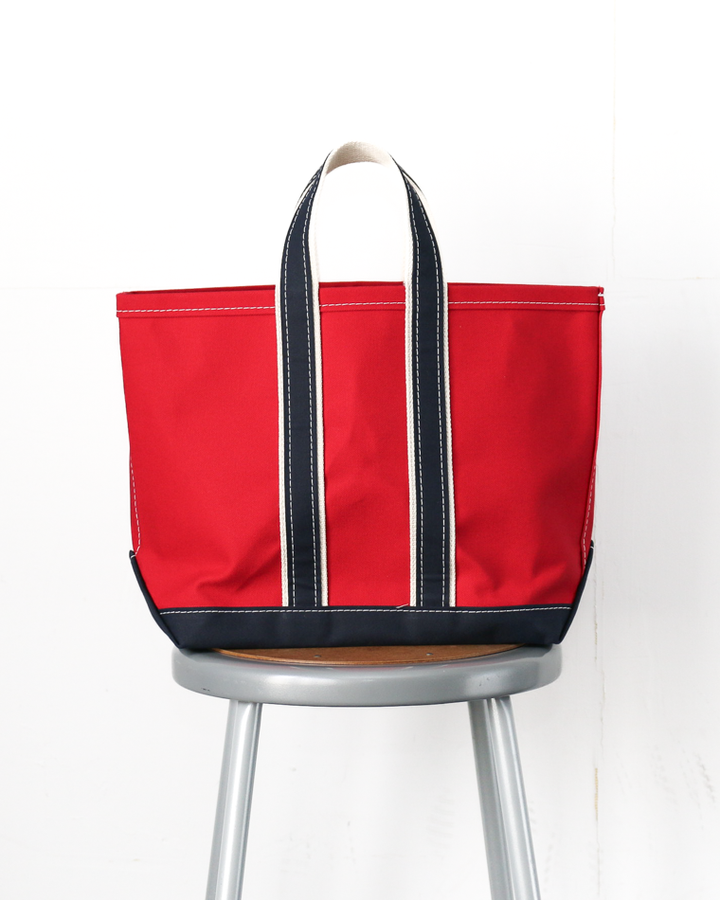 WORKERS ワーカーズ Deluxe Tote Bag/ Red Body x Navy Handle