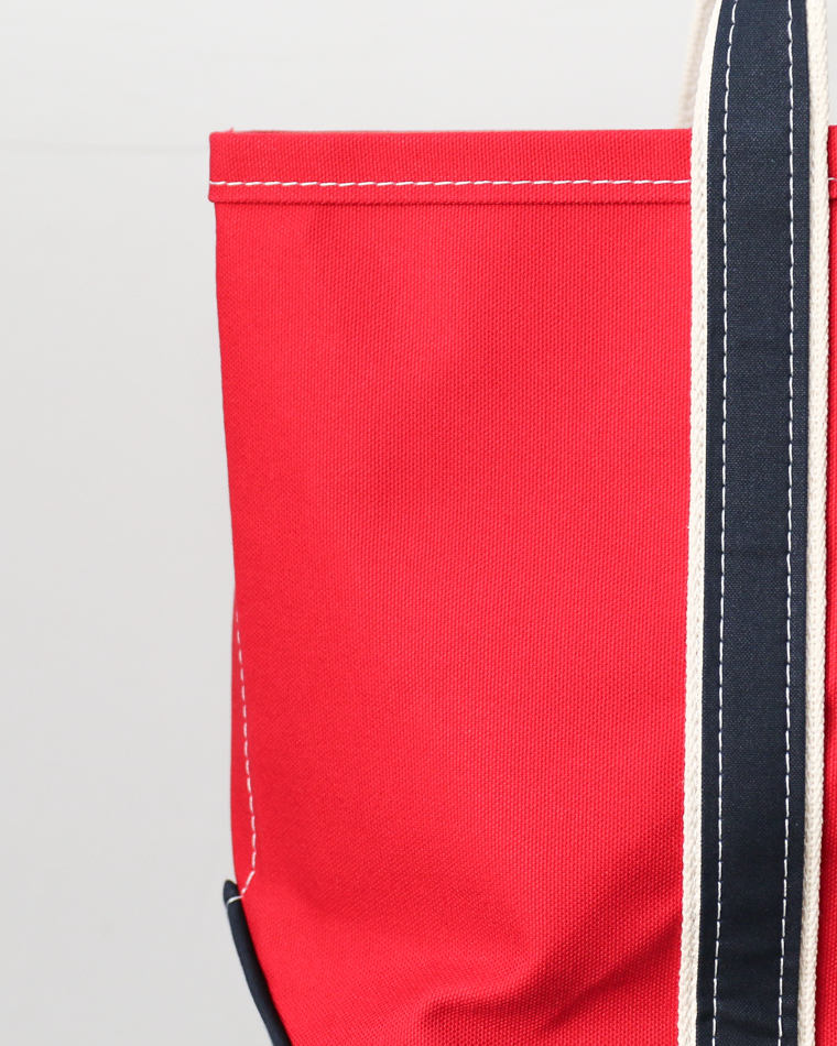 WORKERS ワーカーズ Deluxe Tote Bag/ Red Body x Navy Handle
