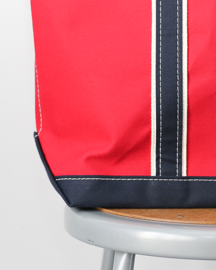 WORKERS ワーカーズ Deluxe Tote Bag/ Red Body x Navy Handle
