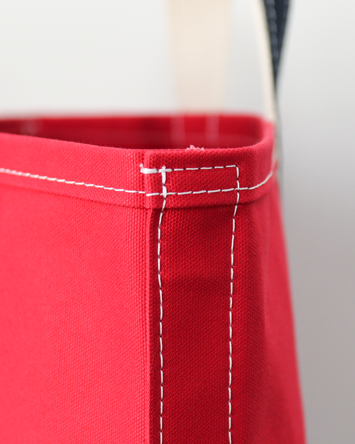 WORKERS ワーカーズ Deluxe Tote Bag/ Red Body x Navy Handle