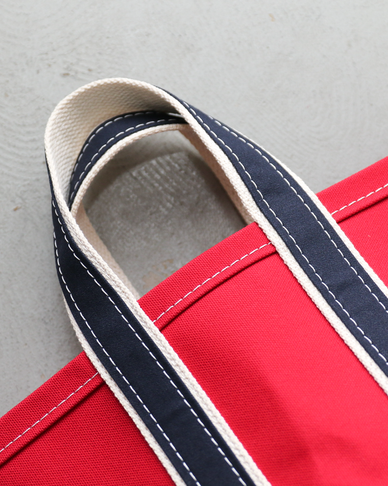 WORKERS ワーカーズ Deluxe Tote Bag/ Red Body x Navy Handle
