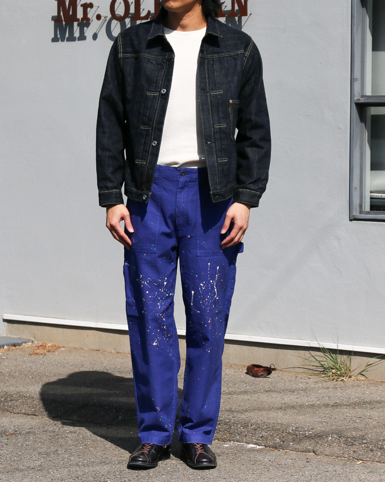 melple Carpenter Pants Painted La Blue