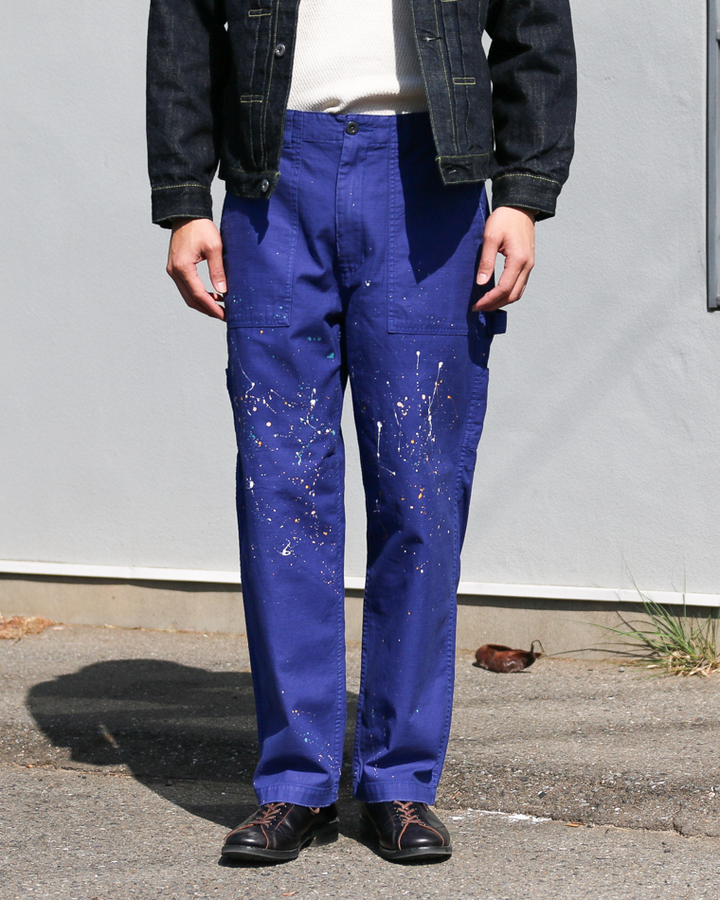 melple Carpenter Pants Painted La Blue