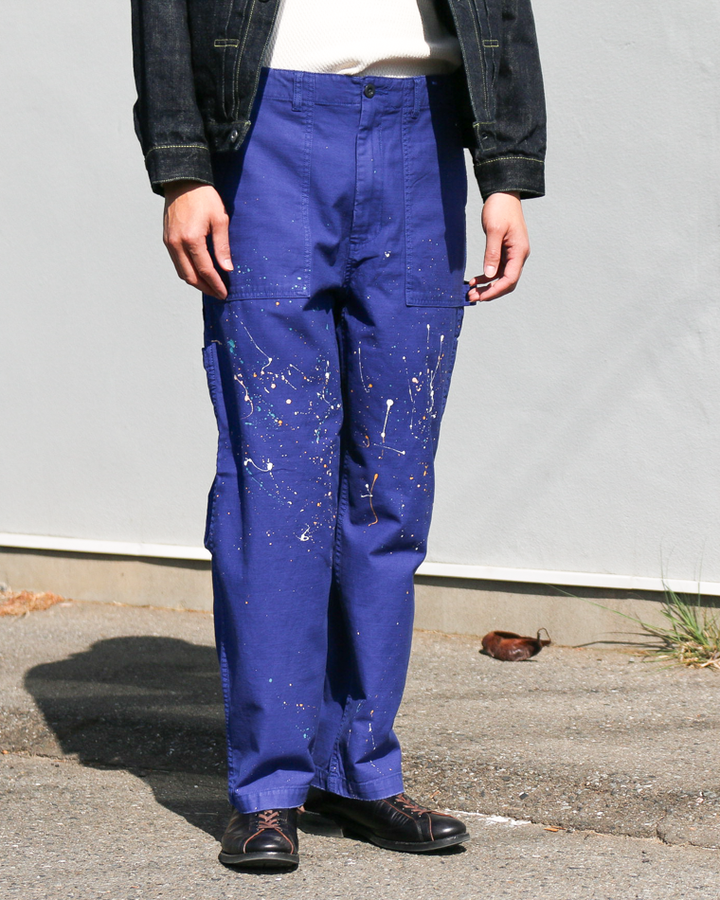 melple Carpenter Pants Painted La Blue
