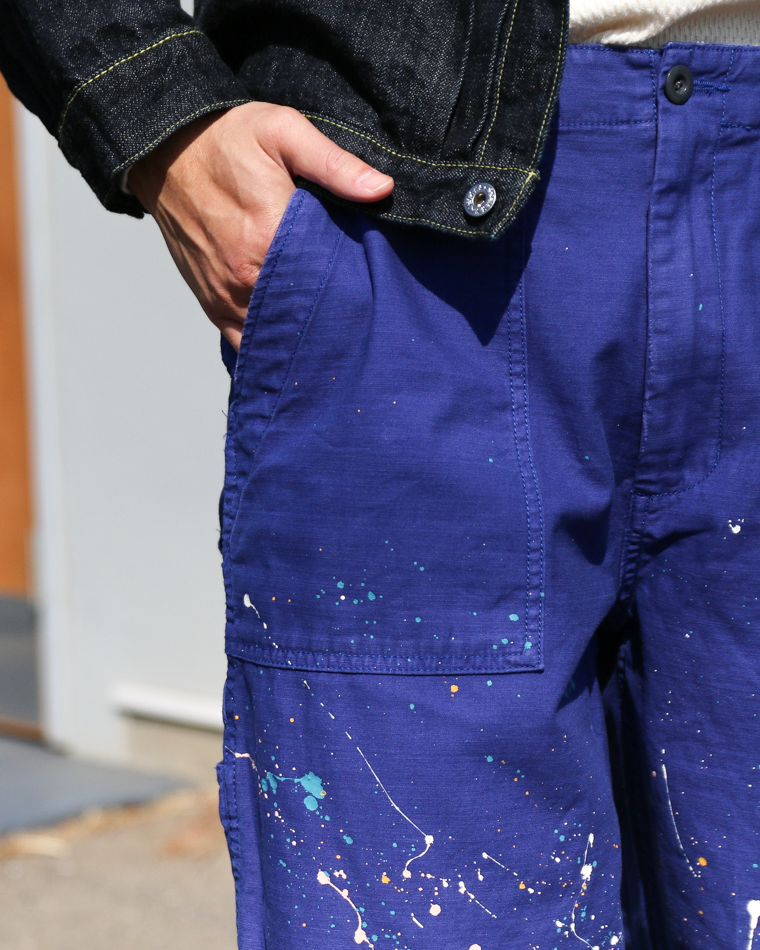 melple Carpenter Pants Painted La Blue
