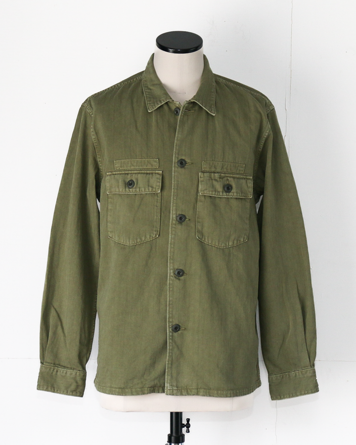 FOB factory エフオービーファクトリー F2461 HBT FATIGUE JKT Olive