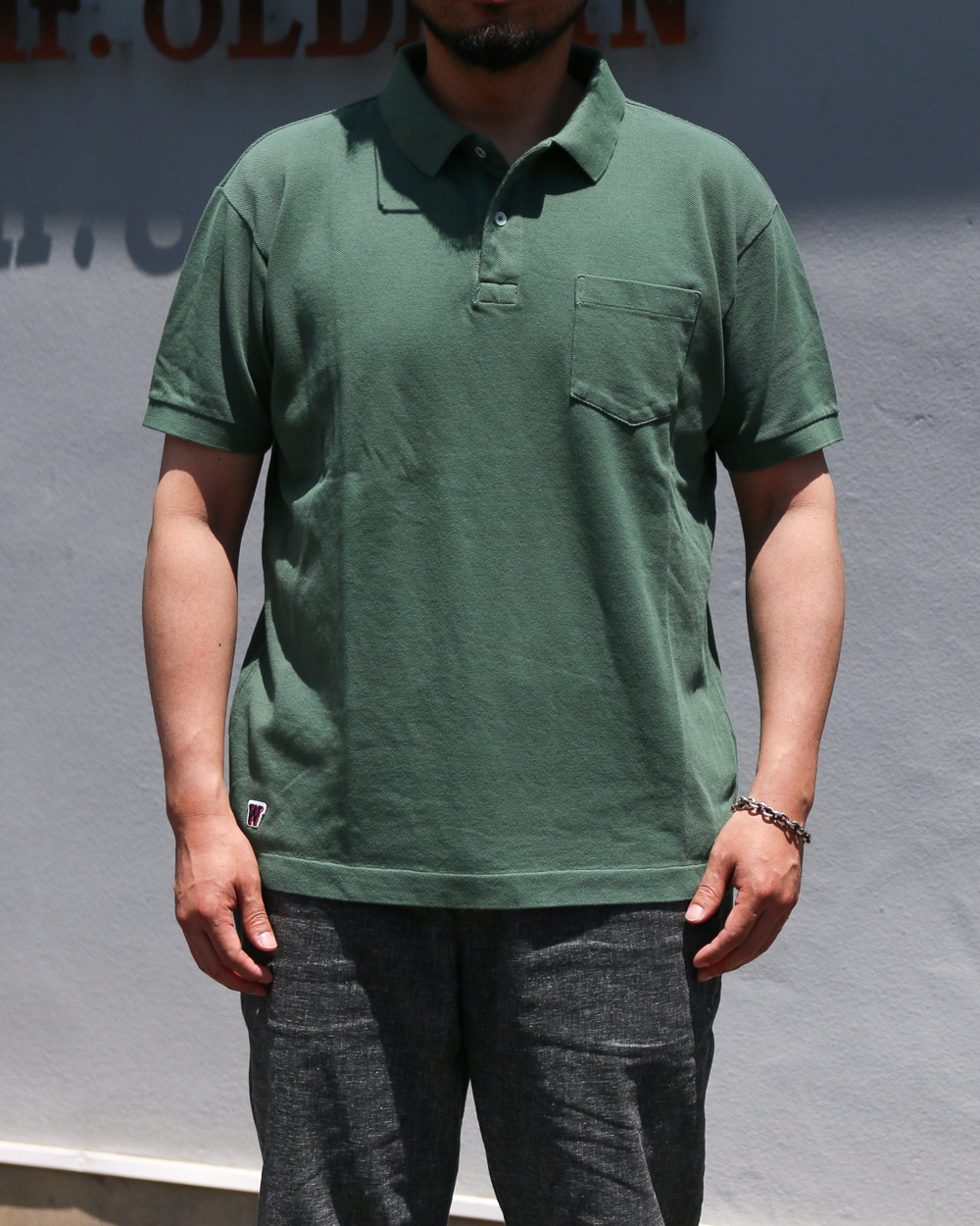 WORKERS Modified Fit Polo Forest Green