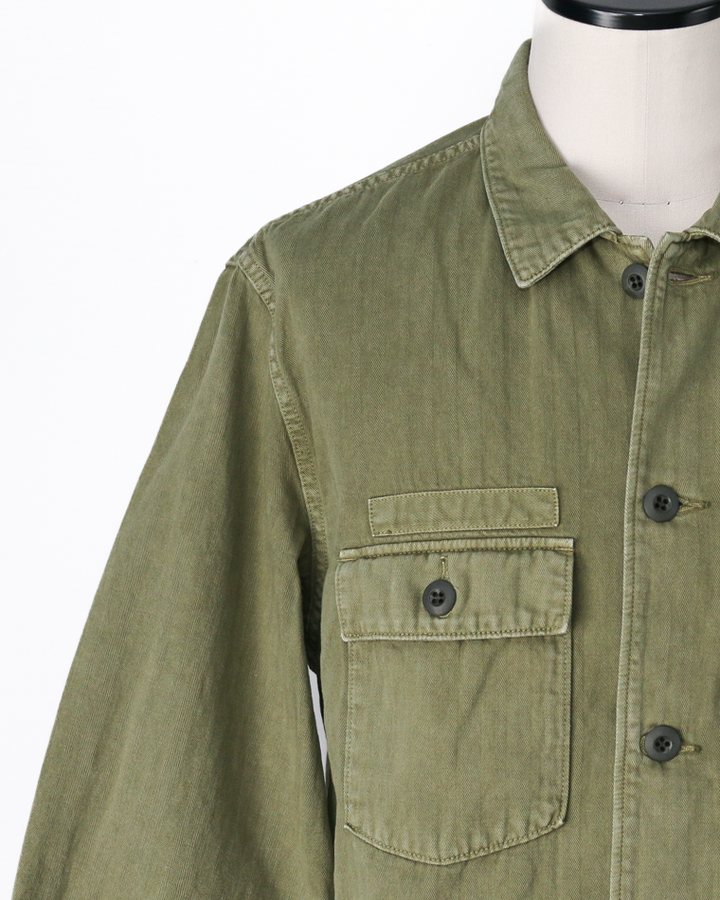 FOB factory エフオービーファクトリー F2461 HBT FATIGUE JKT Olive