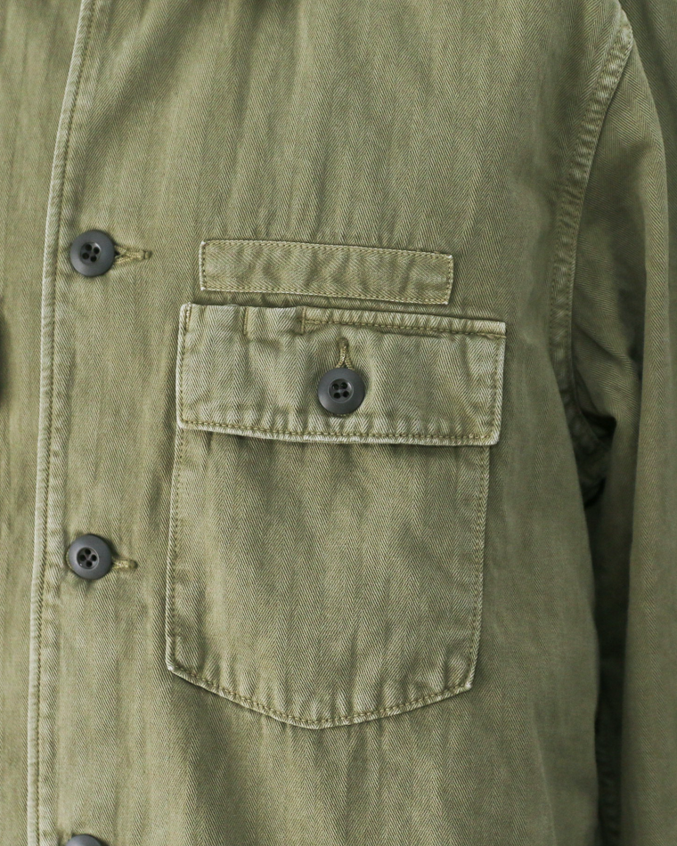 FOB factory エフオービーファクトリー F2461 HBT FATIGUE JKT Olive