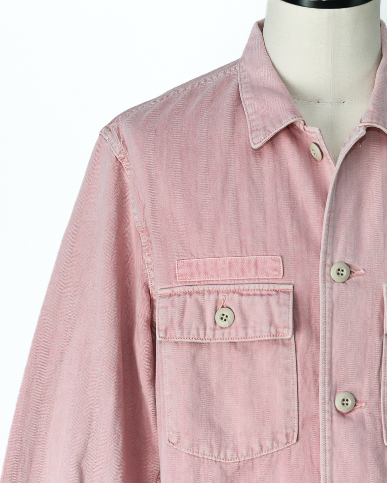 FOB factory エフオービーファクトリー F2461 HBT FATIGUE JKT Pink