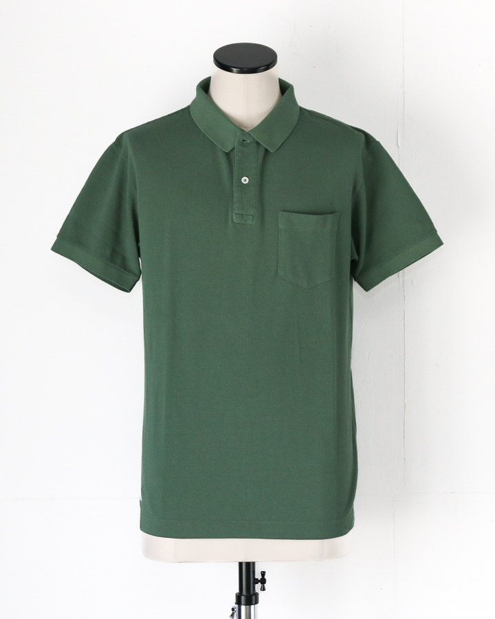 WORKERS Modified Fit Polo Forest Green