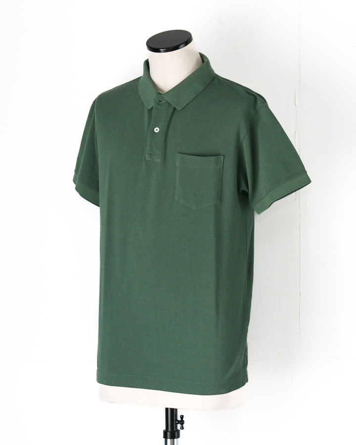 WORKERS Modified Fit Polo Forest Green