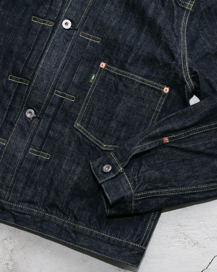 FOB factory エフオービーファクトリー F2460 ROCKY SELVEDGE WW2 DENIM BLOUSE