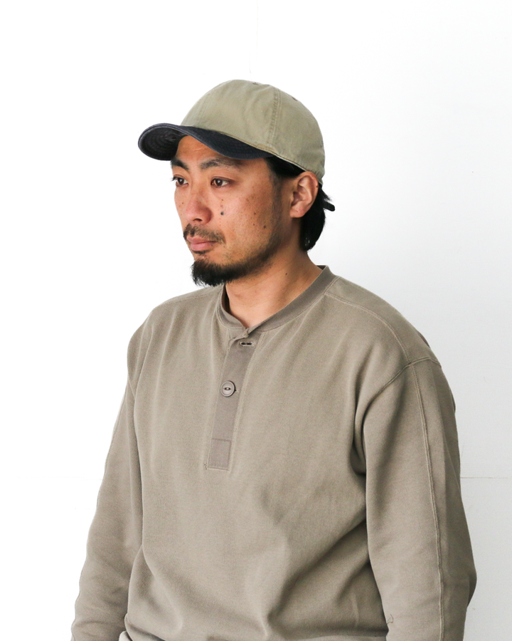 HIGHER CHINO×OXEORD BRIM FADED CAP HT26004