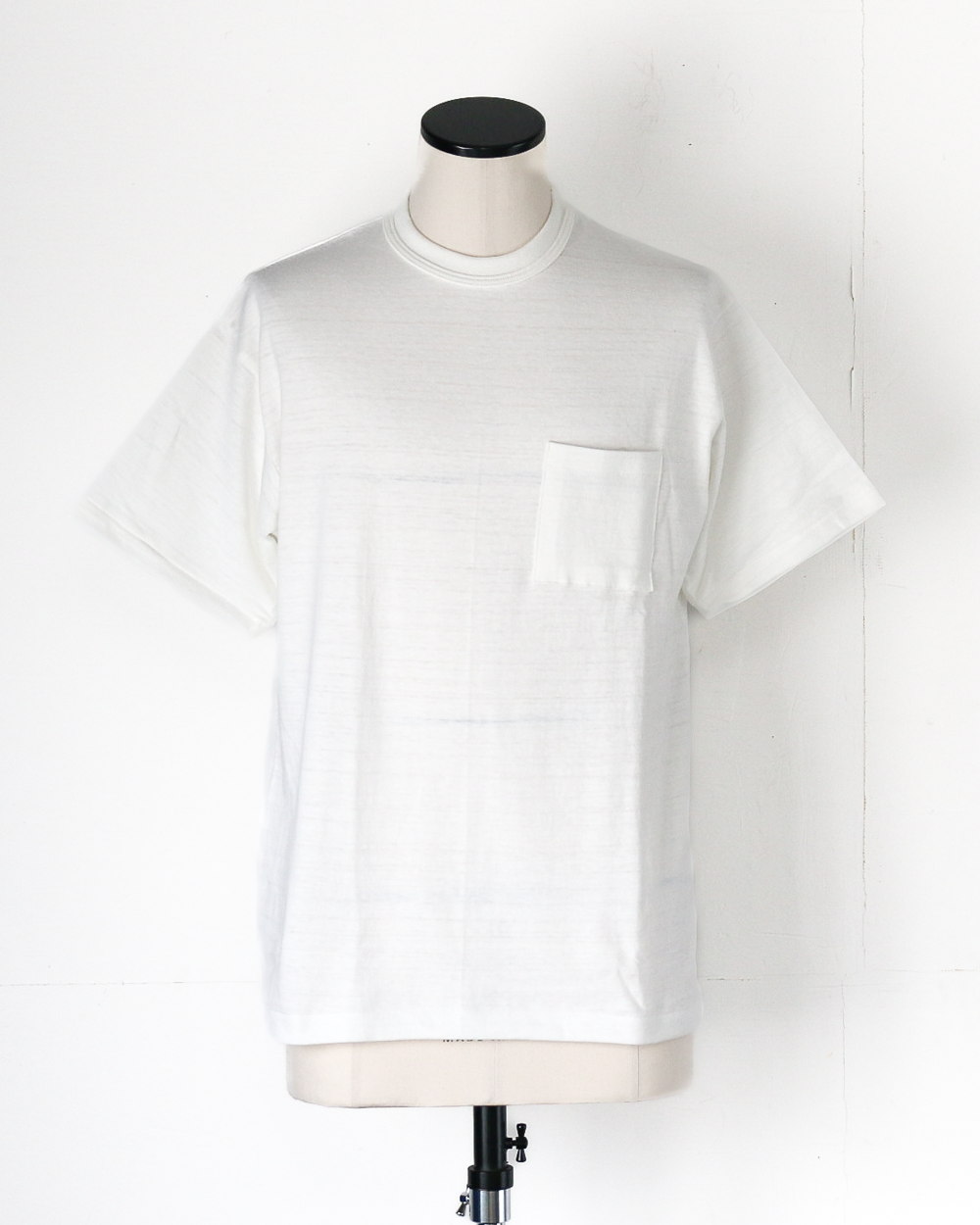 WAREHOUSE Lot 4601 SOLID POCKET T White