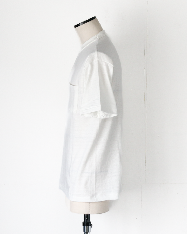 WAREHOUSE Lot 4601 SOLID POCKET T White