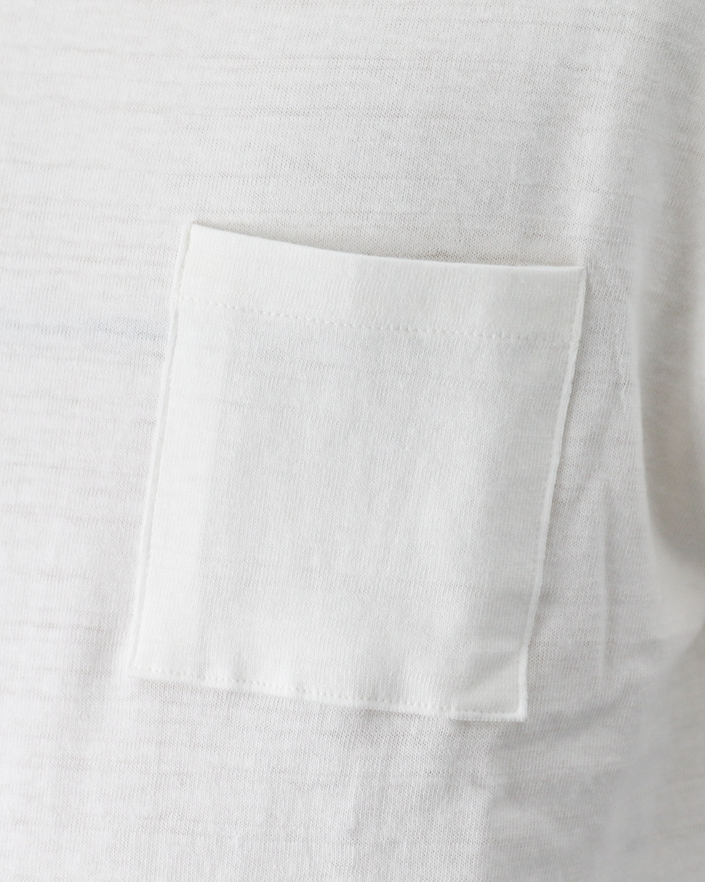 WAREHOUSE Lot 4601 SOLID POCKET T White