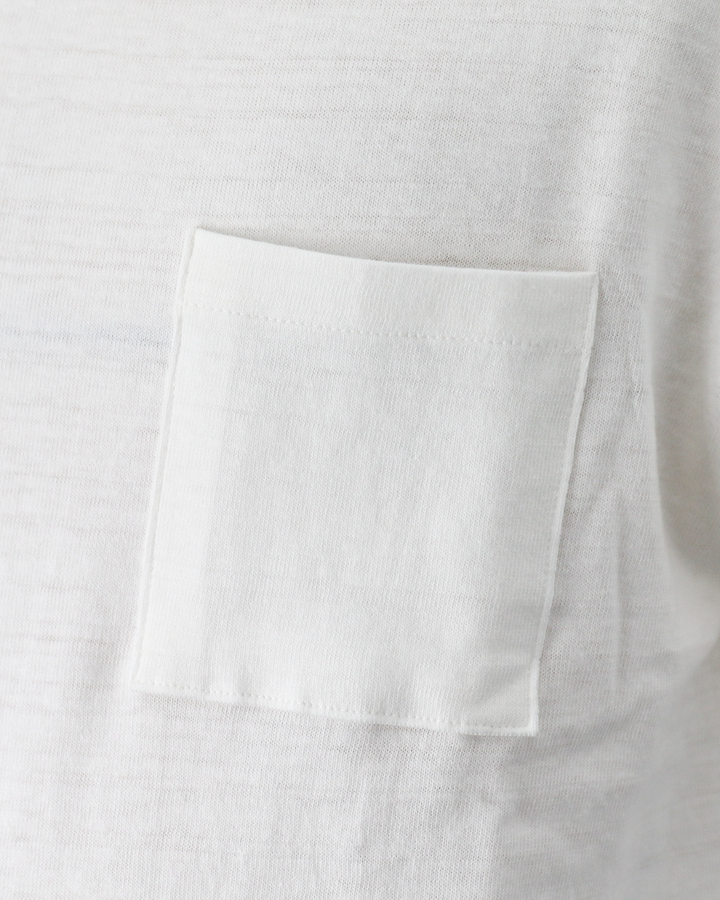 WAREHOUSE Lot 4601 SOLID POCKET T White
