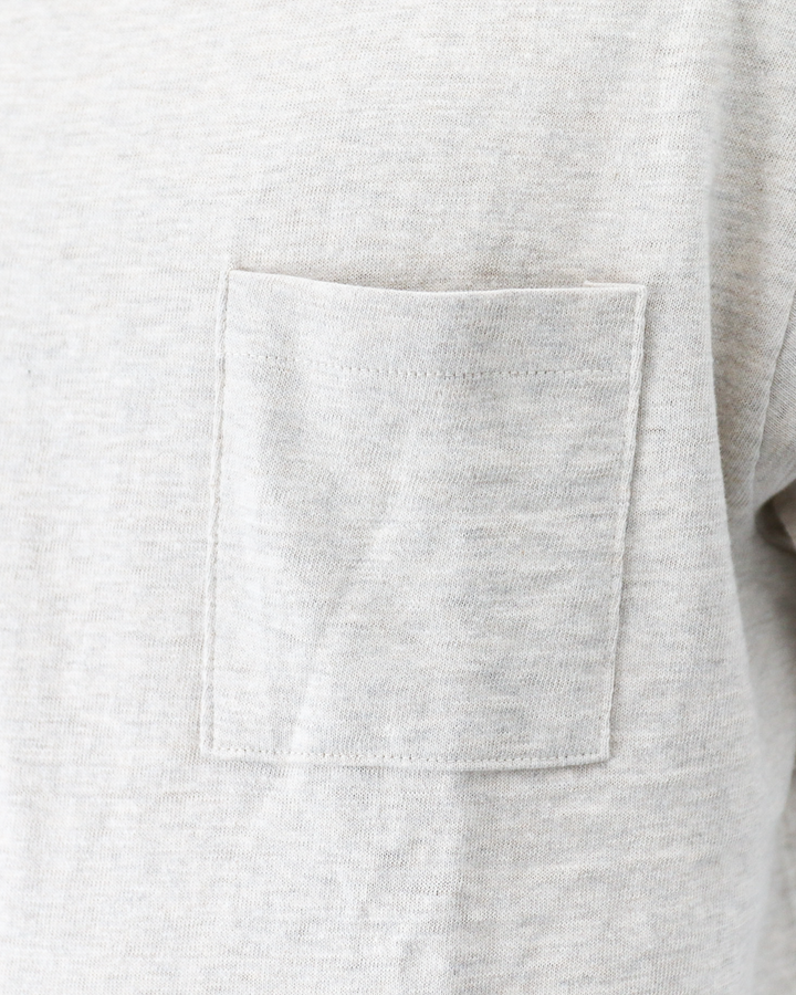 WAREHOUSE Lot 4601 SOLID POCKET T Oatmeal